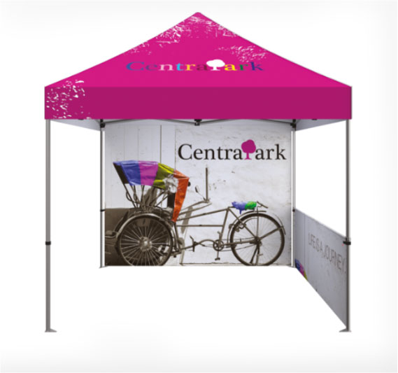 Printed fabric canopy by Mammoth Imaging