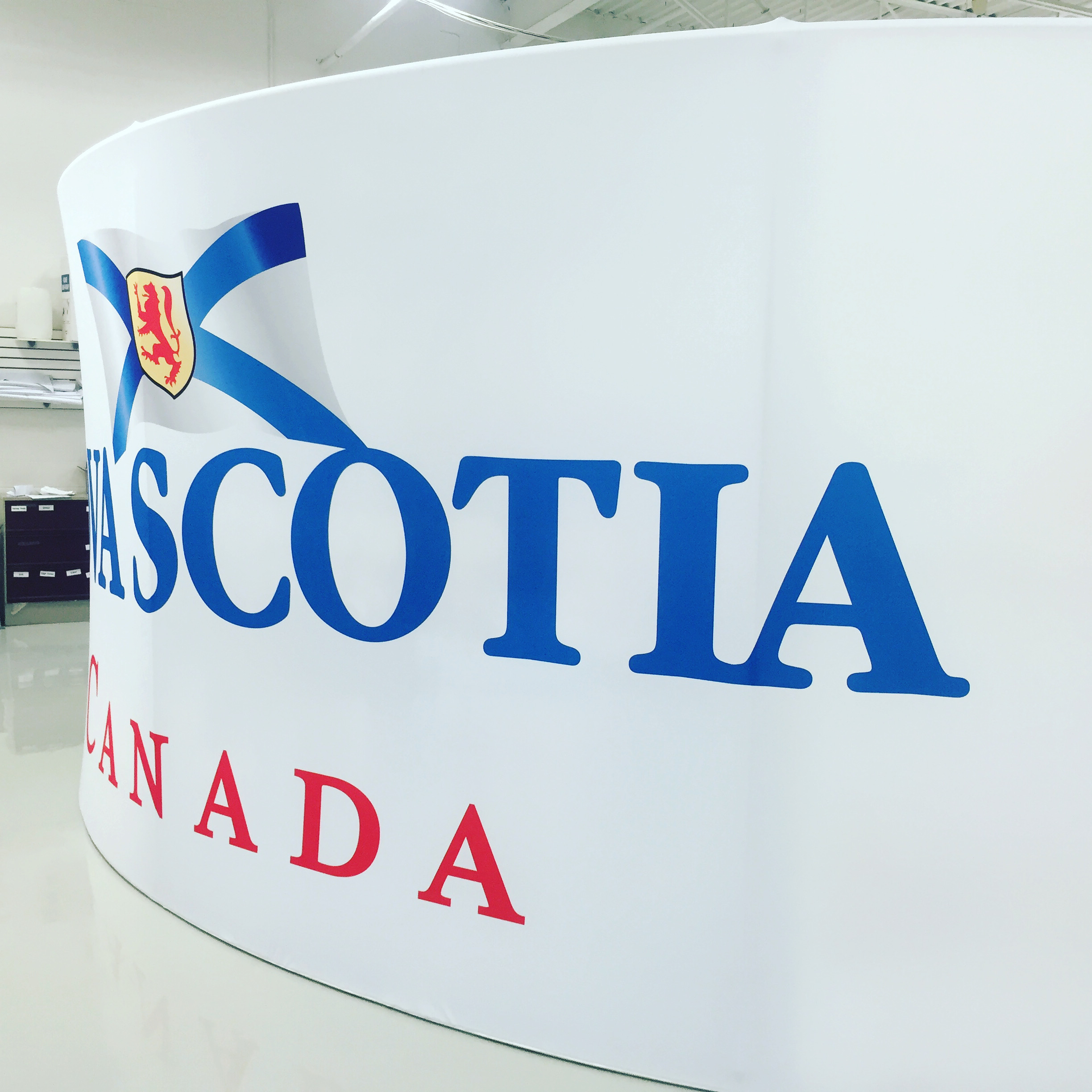 20 ft Large Circle Hanging Sign